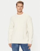 Tom Tailor Denim Pulover 1044433 Écru Relaxed Fit