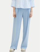 Tom Tailor Pantaloni din material 1040686 Albastru celest Wide Leg