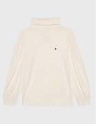 Tommy Hilfiger Bluză cu gât KG0KG06895 M Écru Regular Fit