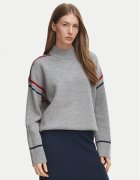 Tommy Hilfiger Bluză cu gât WW0WW51430 Relaxed Fit