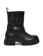Tommy Hilfiger Botine Biker Leather FW0FW08313