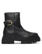 Tommy Hilfiger Botine Leather Chunky Th Buckled Boot FW0FW09549