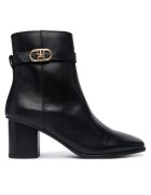 Tommy Hilfiger Botine Th Strap Leather Block Heel Boot FW0FW09488