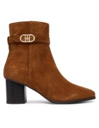 Tommy Hilfiger Botine Th Strap Suede Block Heel Boot FW0FW09521