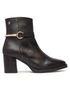Tommy Hilfiger Botine TH Stud Heel Riding Ankle Boot FW0FW09552