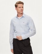 Tommy Hilfiger Cămașă Circle MW0MW34649 Albastru celest Slim Fit