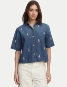 Tommy Hilfiger cămașă de blugi WW0WW50624 Relaxed Fit