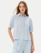Tommy Hilfiger Cămașă WW0WW44720 Albastru celest Relaxed Fit