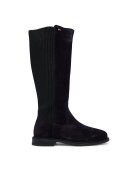 Tommy Hilfiger Cizme Enamel Flag Suede High Chelsea FW0FW09574
