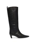 Tommy Hilfiger Cizme Kitten Heel Leather High Boot FW0FW09568