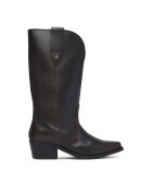 Tommy Hilfiger Cizme Leather Mid Calf Western Boot FW0FW09798
