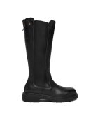 Tommy Hilfiger Cizme Th Lthr Cleated Long Boot FW0FW08985