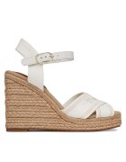 Tommy Hilfiger Espadrile Espad High Wedge FW0FW08668 Écru