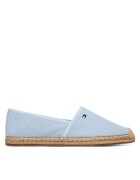 Tommy Hilfiger Espadrile Flag Canvas Espadrille FW0FW08541 Albastru celest