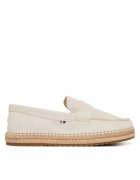 Tommy Hilfiger Espadrile Flexible Hilfiger Sde Espadrille FM0FM05794 Écru