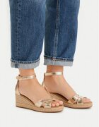 Tommy Hilfiger Espadrile Metalic Crossover Strap FW0FW09333