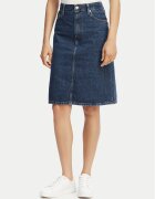 Tommy Hilfiger Fustă de blugi WW0WW45666 Straight Fit