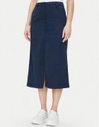 Tommy Hilfiger Fustă midi Co Blend Midi Skirt WW0WW44726 Regular Fit