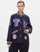 Tommy Hilfiger Geacă bomber Collegiate Wool Blend Varsity WW0WW40479 Regular Fit