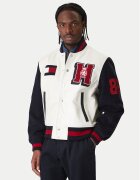 Tommy Hilfiger Geacă bomber Varsity MW0MW41866 Écru Regular Fit