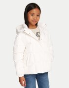 Tommy Hilfiger Geacă din puf KG0KG08392 Écru Regular Fit
