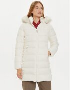 Tommy Hilfiger Geacă din puf WW0WW43122 Écru Regular Fit