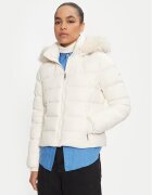 Tommy Hilfiger Geacă din puf WW0WW43520 Écru Regular Fit