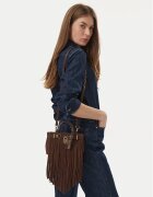 Tommy Hilfiger Geantă American Icon Micro Tote Fringes AW0AW19217