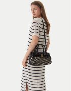 Tommy Hilfiger Geantă American Icon Mini Tote Macrame AW0AW18542