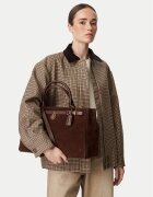 Tommy Hilfiger Geantă American Icon Tote Suede AW0AW19216