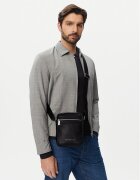 Tommy Hilfiger Geantă crossover Th Bus Leather Mini Reporter AM0AM14393