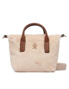 Tommy Hilfiger Geantă Popette Micro Tote Faux Fur AW0AW19311