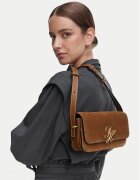 Tommy Hilfiger Geantă Script Leather Crossover Suede AW0AW19326