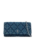 Tommy Hilfiger Geantă Th Feminine Wallet Chain Denim AW0AW18903