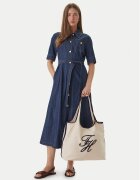 Tommy Hilfiger Geantă Th Summer Tote Canvas AW0AW18398