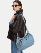 Tommy Hilfiger Geantă Tjw Icon Charms Denim Hobo AW0AW19259