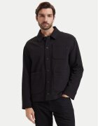 Tommy Hilfiger Jachetă cămașă MW0MW44945 Negru Regular Fit