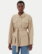 Tommy Hilfiger Jachetă cămașă WW0WW45933 Bej Regular Fit