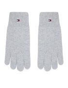 Tommy Hilfiger Mănuși Flag AW0AW19131 Gri deschis