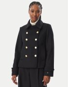 Tommy Hilfiger Palton de lână WW0WW51522 Regular Fit