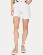 Tommy Hilfiger Pantaloni scurți de blugi Dnm Straight Short Rw White WW0WW45924 Regular Fit