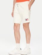 Tommy Hilfiger Pantaloni scurți sport American MW0MW39862 Écru Regular Fit