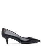 Tommy Hilfiger Pantofi pumps Kitten Heel Court Leather Shoe FW0FW09526