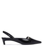 Tommy Hilfiger Pantofi pumps Th Buckle Kitten Slingback Pump FW0FW09384