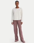 Tommy Hilfiger Pijama UW0UW06154 Écru Regular Fit