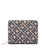 Tommy Hilfiger Portofel Th Icon Med Za W/ Flap Jacquard AW0AW18759