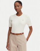 Tommy Hilfiger Pulover Cable Fine WW0WW41787 Regular Fit
