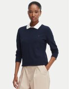 Tommy Hilfiger Pulover Cable Fine WW0WW44984 Regular Fit