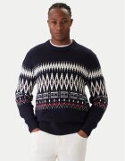 Tommy Hilfiger Pulover Fairisle MW0MW40844 Regular Fit