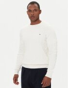 Tommy Hilfiger Pulover MW0MW33132 Écru Regular Fit